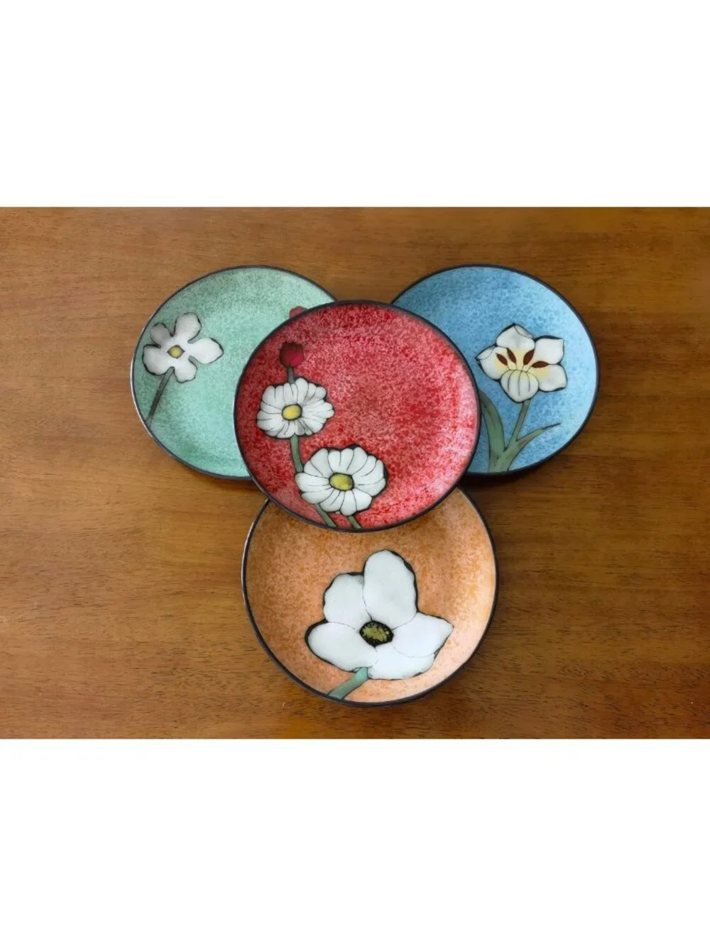 Stylish 8-Inch Ceramic Plates Set of 4 - Dishwasher & Microwave Safe for All